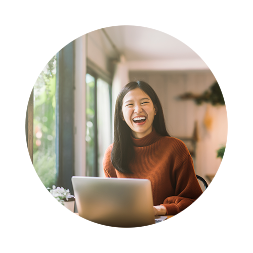 lean commerce smiling customer experience